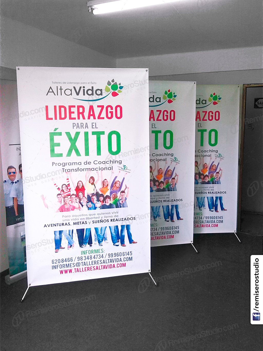 Banner impreso con Parante Araña X-Banner Stand 120 x 200