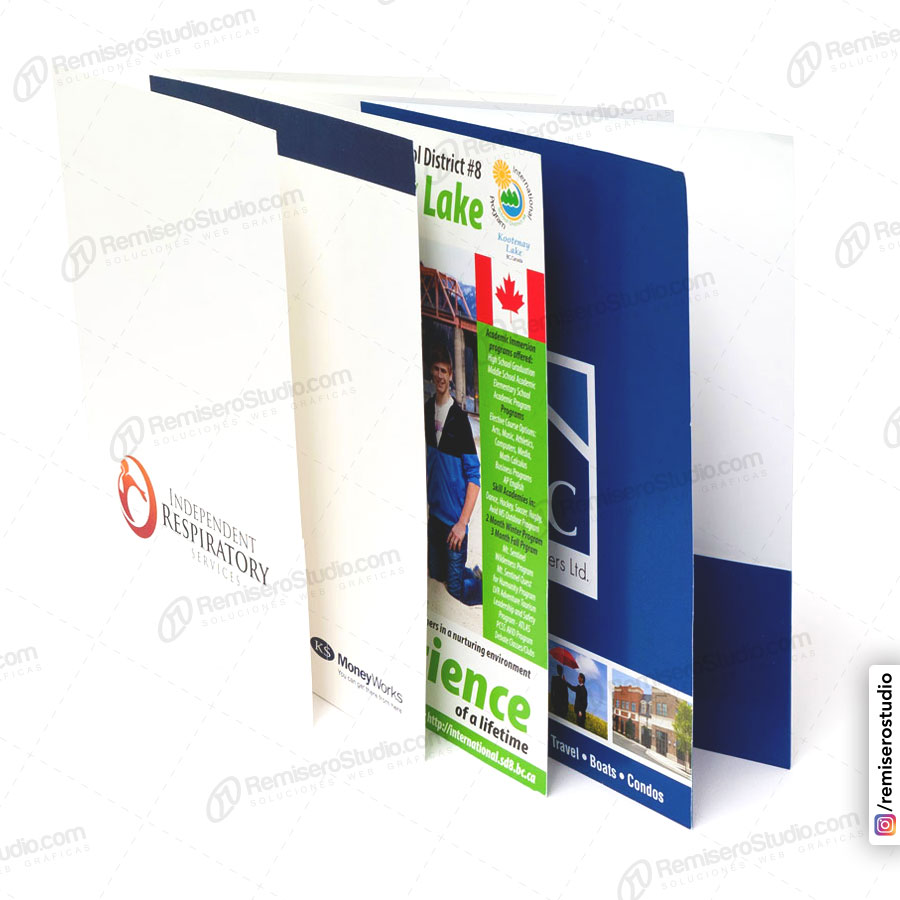 Impresión de Folders corporativos a full color