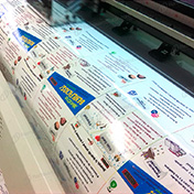 Impresión vinil transparente A4 1440 dpi cliente banco el comercio