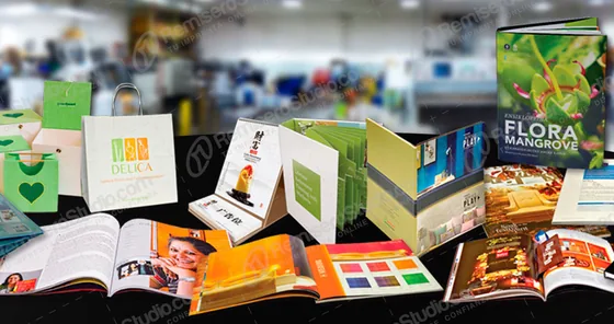 Imprenta offset comercial para empresas: brochures, folders y papelería