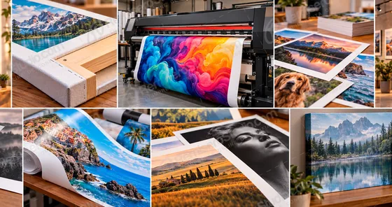 Impresión de fotografías y lienzos canvas en gran formato