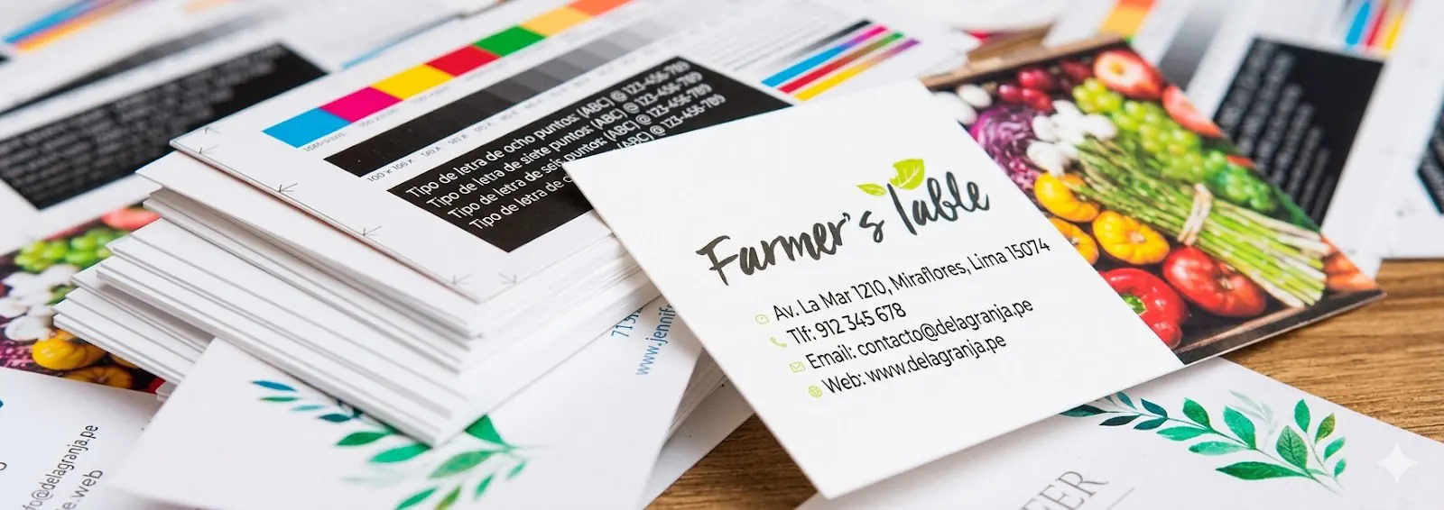 Impresión de tarjetas personales en alta calidad — couche y cartulinas finas