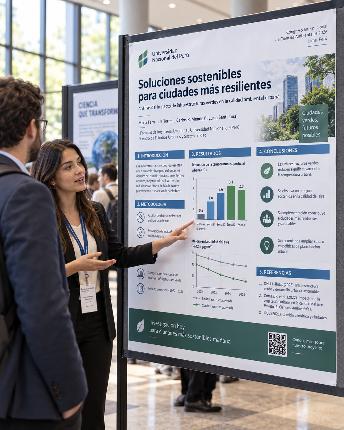 Impresión de poster científico A0 en Papel Trisol para congreso de universidad