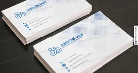 Tarjetas personales impresas en cartulina hilo de 300 gramos