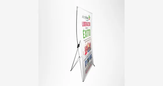 Parante araña X-Banner de 1.20 × 2.00 metros