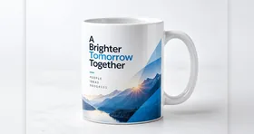 Taza publicitaria blanca de 11 oz sublimada a full color
