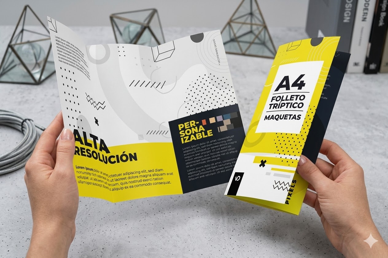 Tripticos A4 full color alta resolucion — Imprenta RemiseroStudio Lima Peru