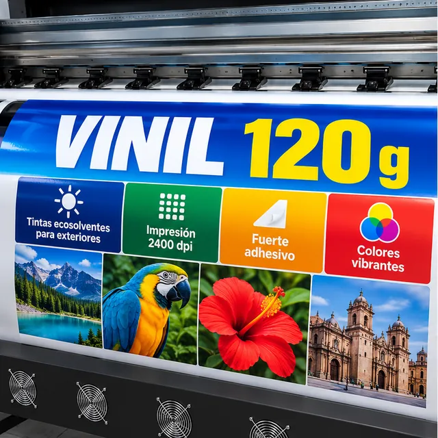 Impresión en vinil adhesivo Premium 120 g