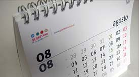 Impresión de calendarios personalizados a medida para empresas
